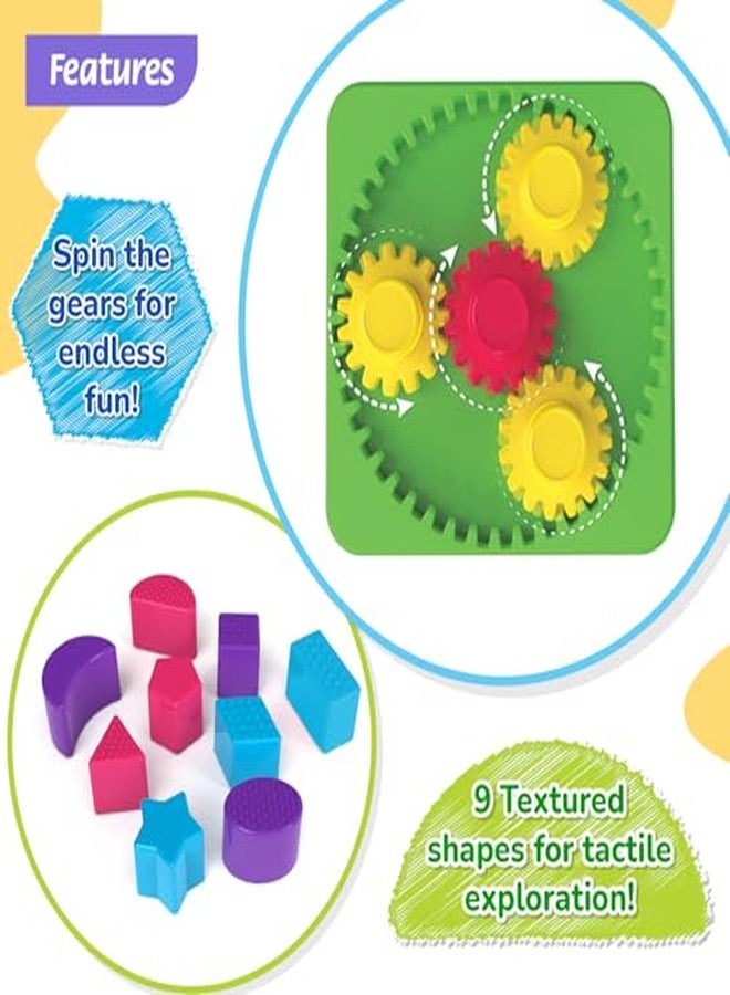 Giggles Funskool Shape Sorter Gear Box, Spin, Match & Learn with 4 Gears & 9 Multicolour Shapes, Fun Activity & Development, Educational Toy for Kids, Gift Set for Toddlers, Age 18+ Months - Image 4